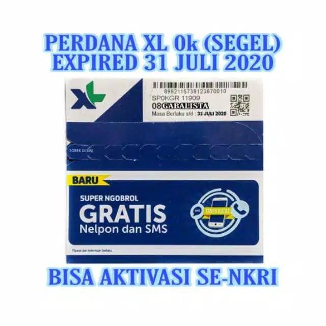 XL AXIATA Kartu Perdana Tanpa Kuota