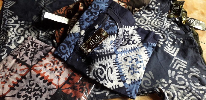 T-shirt Couple Motif Batik Cap Katun Oversize Xxxl Jumbo Terlaris