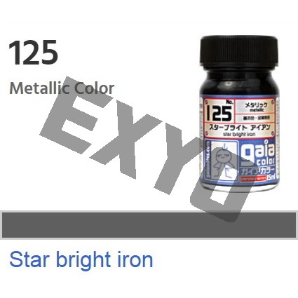 Gaia Color Lacquer 125 Star Bright Iron 15 ML Cat Gundam Model Kit