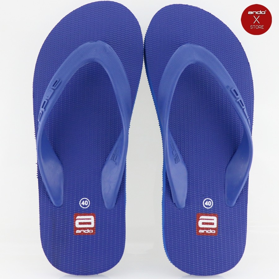 Ando Hawaii R Blue - Sandal Jepit Pria Ando Surabaya