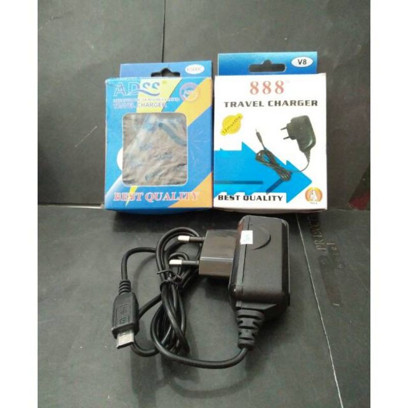 DC - ADSS TRAVEL CHARGER MICRO USB UNTUK HP JADUL ORIGINAL 100% / CHARGER HP KECIL / PENGECAS BIASA