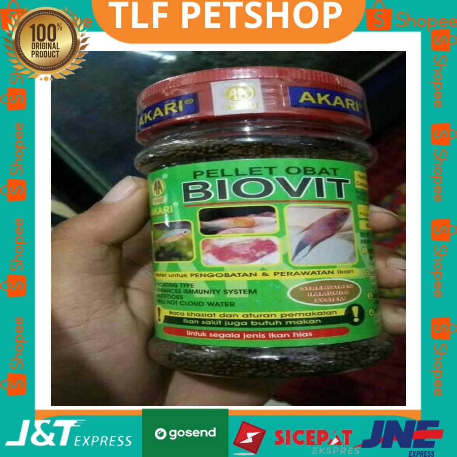 

PELET OBAT IKAN BIOVIT 100GR ORIGINAL (REKOMENDASI SHOPEE)