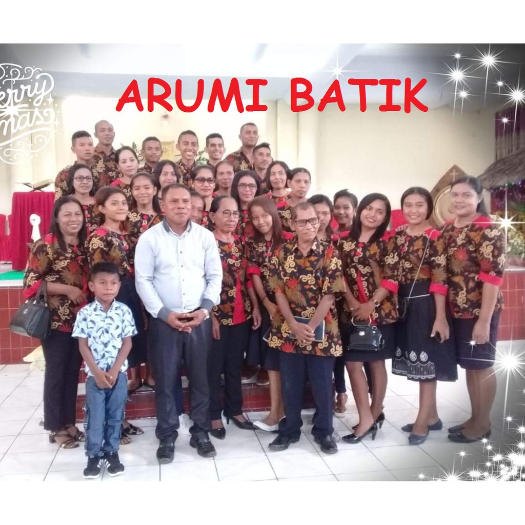 Sarimbit Batik Couple Seragam Pria Wanita Among Tamu Pernikahan Wedding