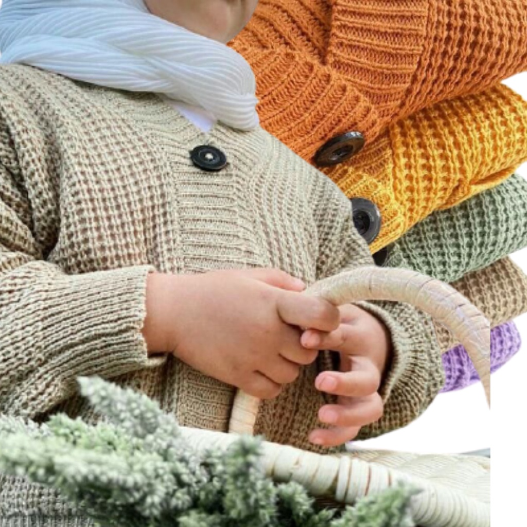 cardigan rajut anak / sweater rajut anak