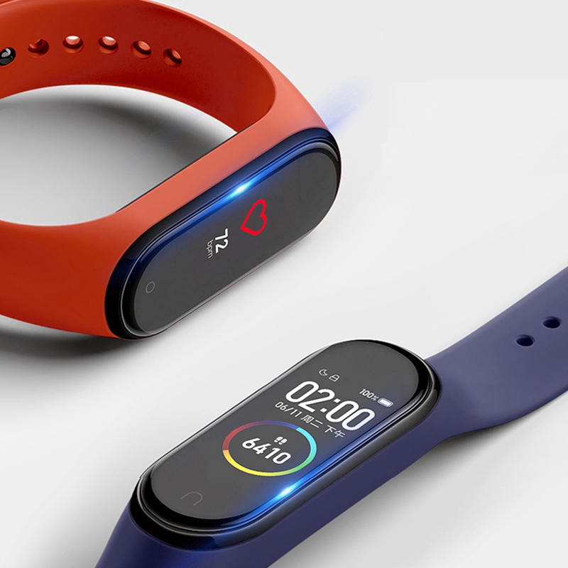 For Xiaomi Mi Band 4 3D Curved Full Screen Protector Glass Explosion-proof Scratch-resistant