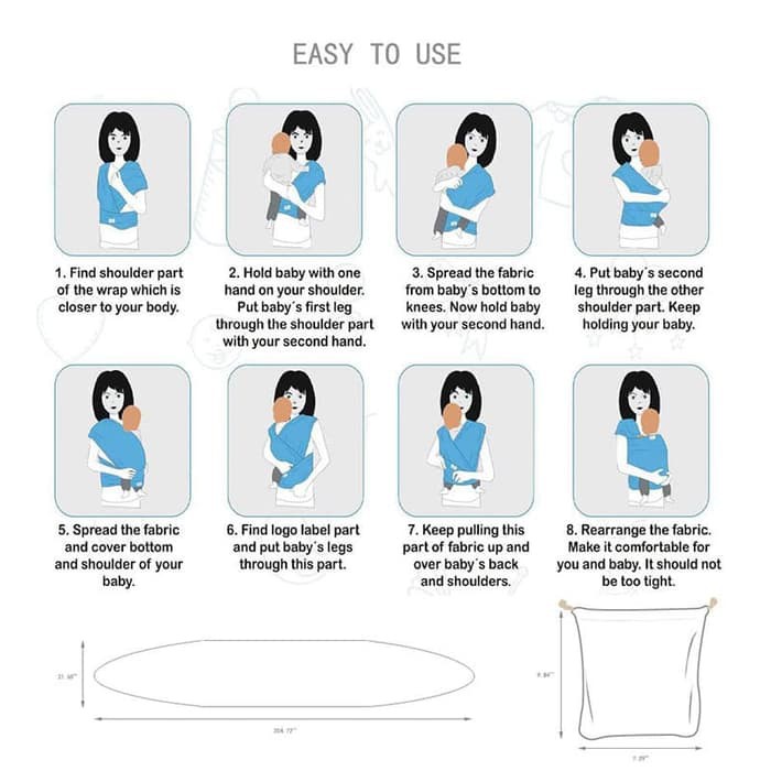 easy to use baby wrap