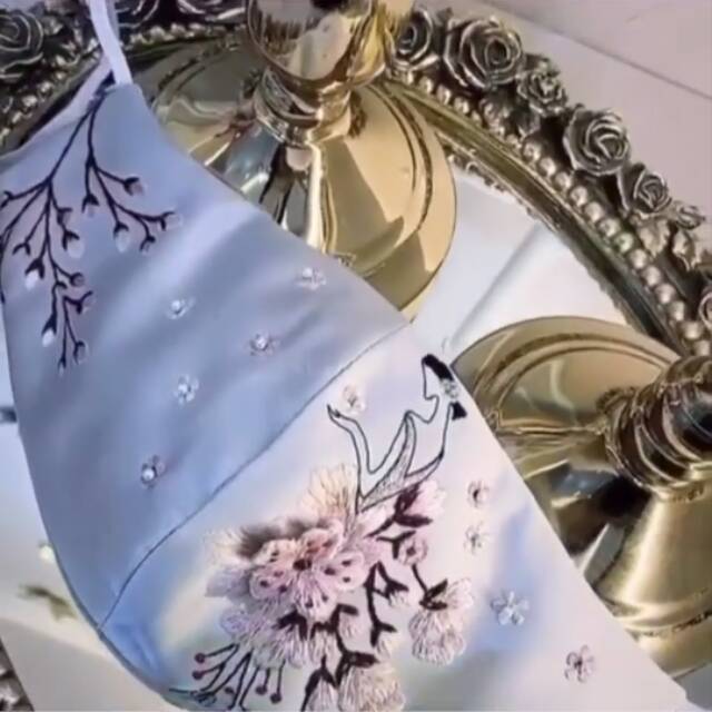 Fashion mask / masker kain cantik 3D