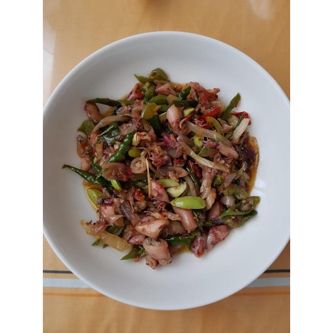 

Oseng cumi asin pete