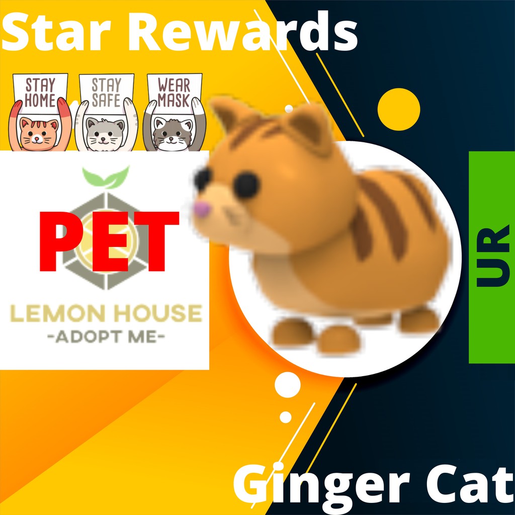 Jual Ginger Cat Adopt Me Star Reward Shopee Indonesia