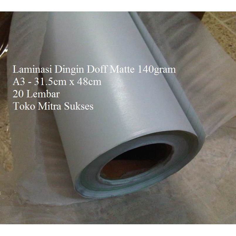 

HenJO 140 Matte Laminasi Dingin Doff Matte A3+