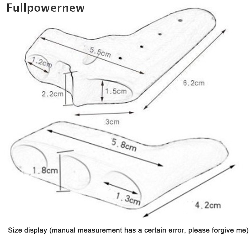 (FULL) 1 Pasang Pelindung / Pelurus Jari Kaki Bahan Silikon Gel