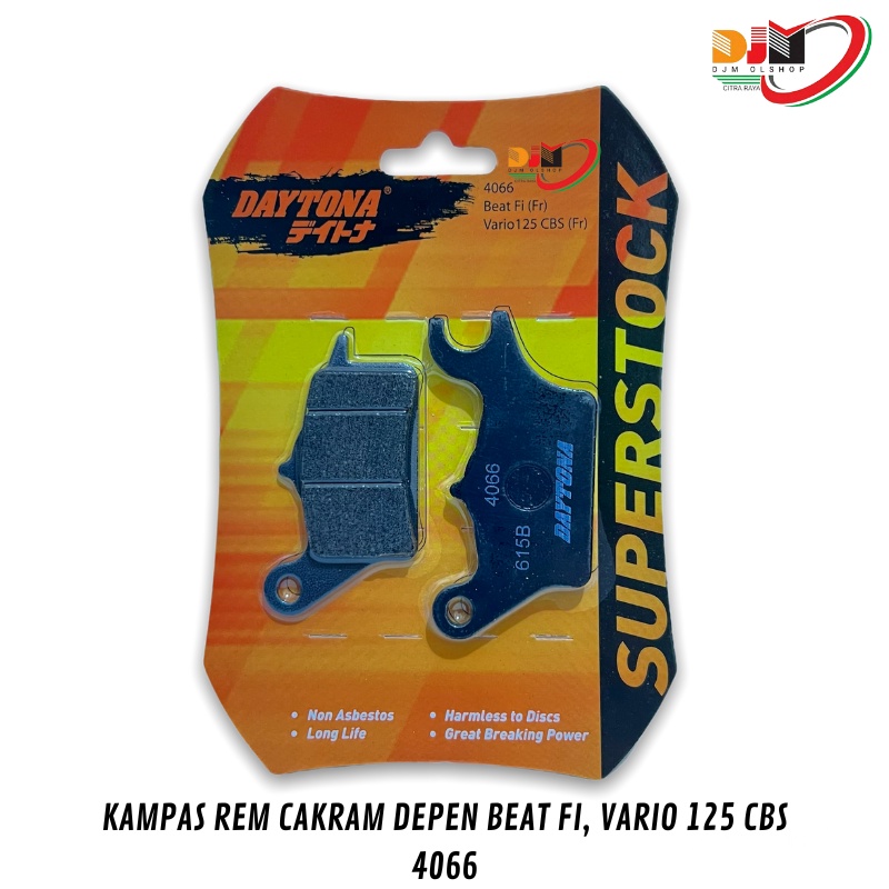 KAMPAS REM CAKRAM DEPAN DAYTONA VARIO 125 CBS, BEAT FI 4066