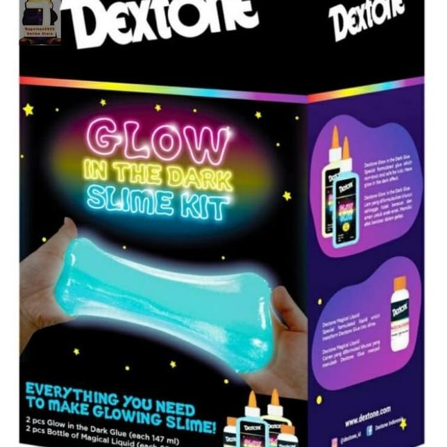 Dextone glow in the dark slime kit