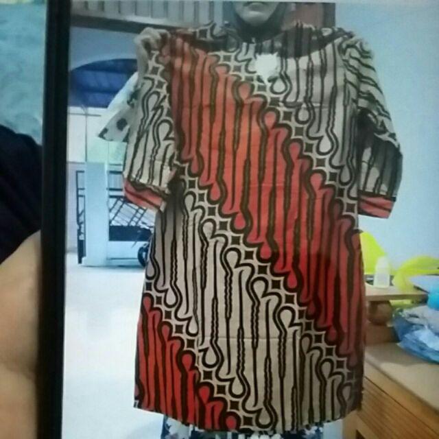 Tunic Monica Parang #3 Tunik Batik Cantik Modern Sgh 163 Parang Warna Jadul Jumbo Kerja Big Size