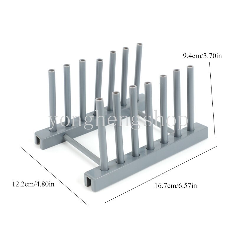 Rak Pengering Piring / Mangkok / Gelas / Tutup Panci Dapat Dilepas Untuk Dapur