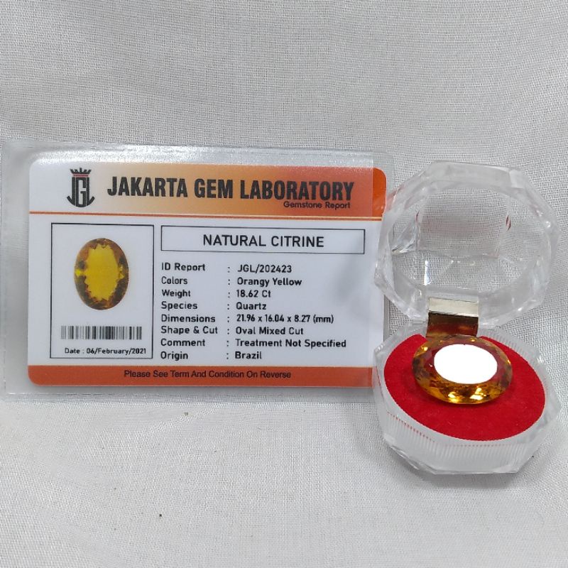 Batu Yellow Citrine Jumbo Asli natural Bersertifikat Memo