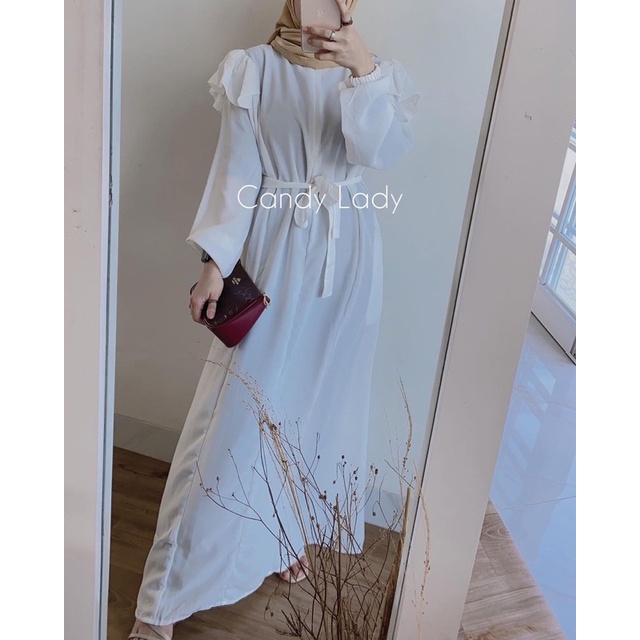 (RPA) GAMIS ELWINA REMPEL DAILY BUSUI WANITA DRESS MOSCREPE PREMIUM