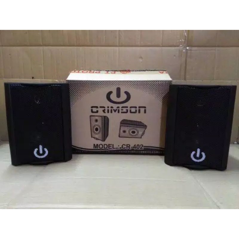 Speaker Pasif Crimson CR-402 4 Inch  Set