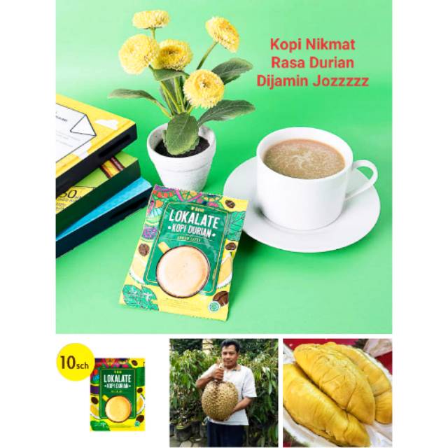 

Kopi durian nikmat dengan aroma duren asli - minuman coffee durian monthong musang king bawor petruk