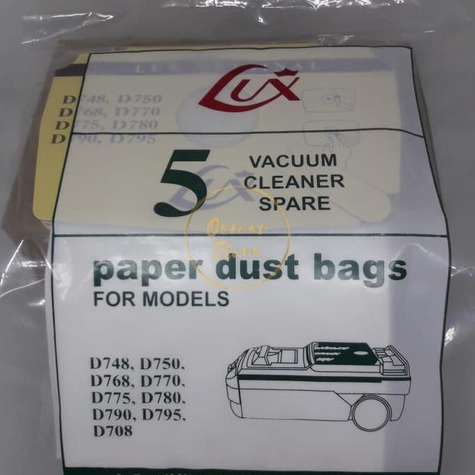 Kantong Debu LUX Asli tipe D775 / D790 / D708 /D780 Etc Bergaransi