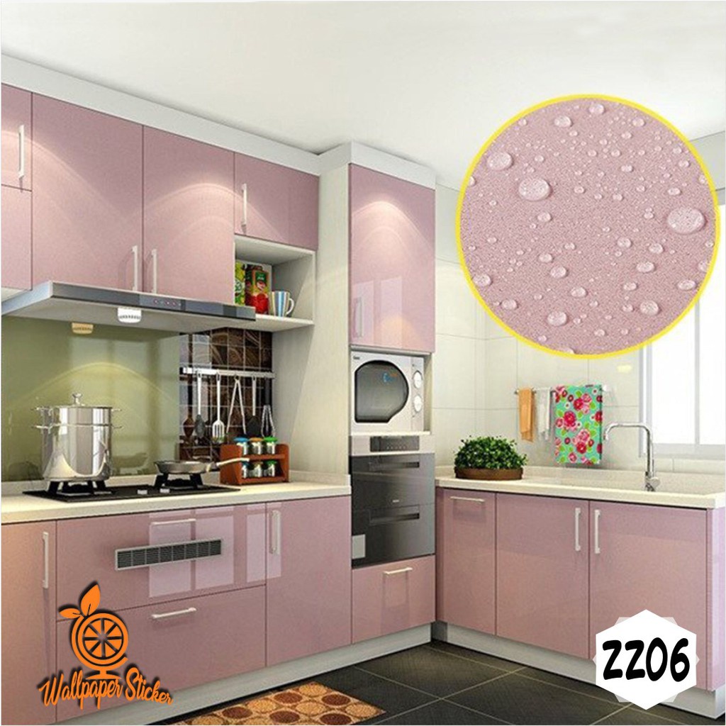 Wallpaper Sticker Dapur wallpaper stiker dinding Kamar Mandi anti air anti minyak panjang 61cm x 5meter