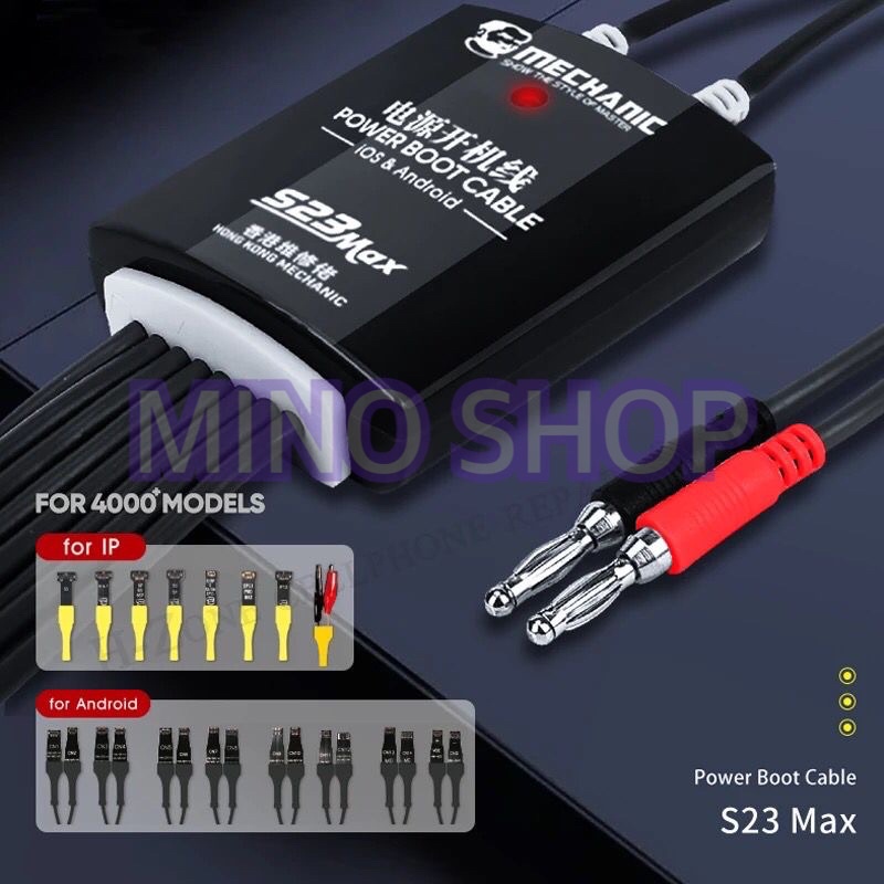 KABEL POWER SUPPLY MECHANIC S23 MAX FOR ANDROID IPHONE 5S - 12 PRO MAX