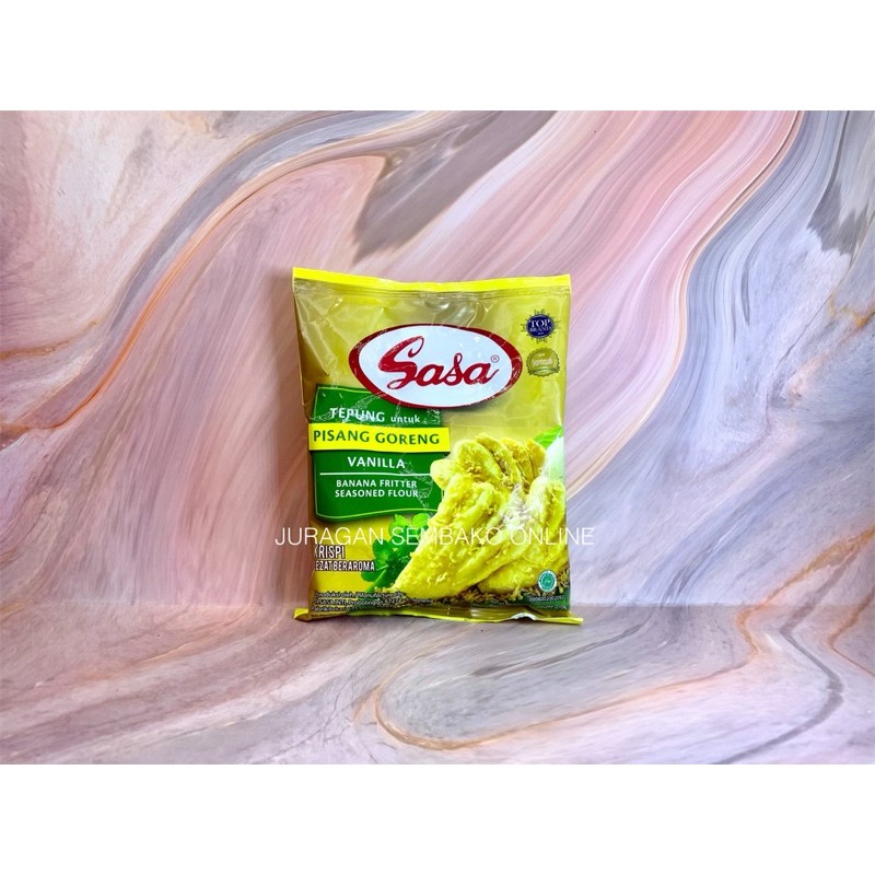 (JSO) SASA Tepung Pisang Goreng Vanilla 210gr / banana fritter seasoned flour / tepung pisang sasa