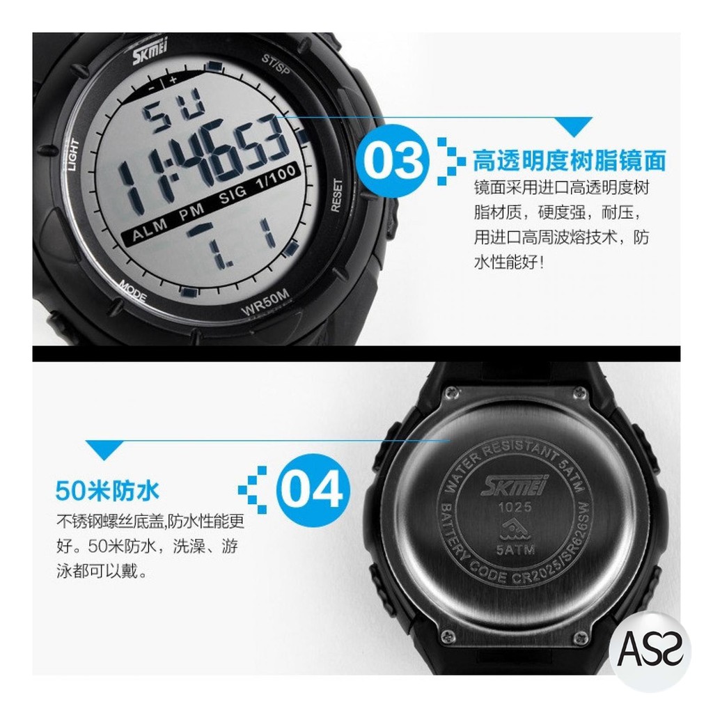 ASS Shop - SKMEI Jam Tangan Sport Digital Pria - DG1025