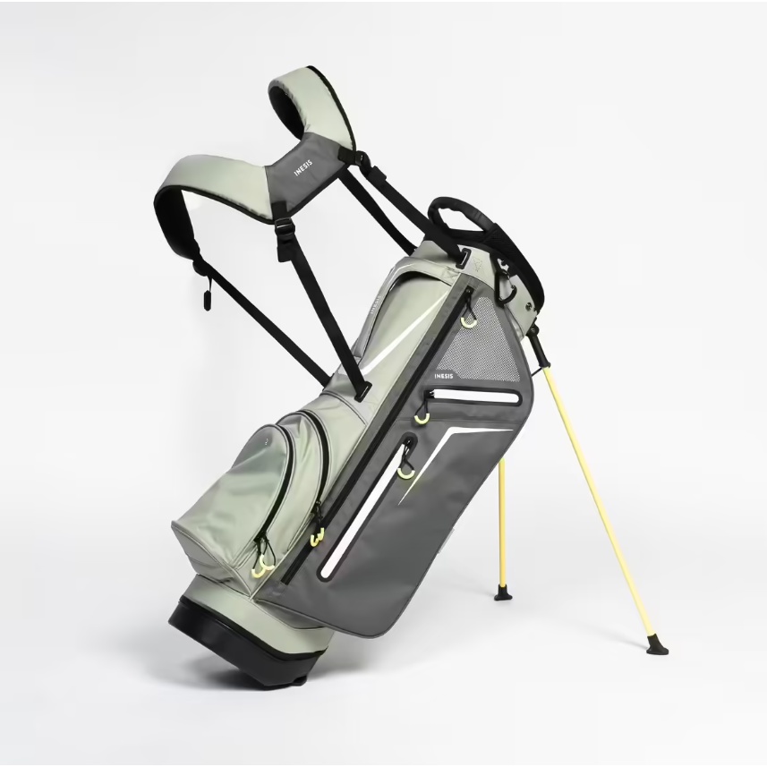 INESIS Light Tas Stand Golf Kapasitas 30L Untuk 14 Tongkat Golf