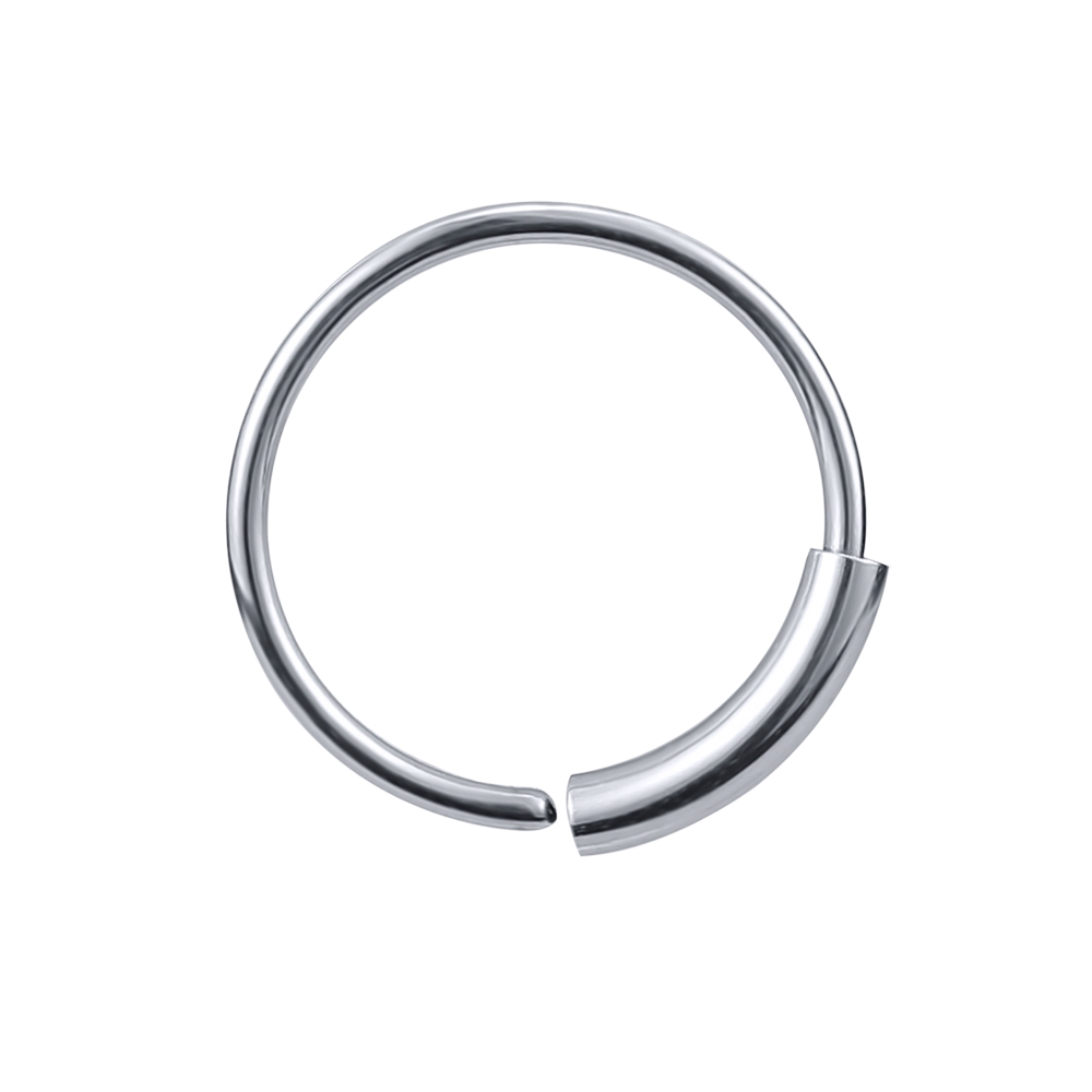 1 Lot / 16pcs Anting Tindik Bibir / Hidung / Telinga / Tubuh Bentuk Angka 8 Bahan Stainless Steel Flexible