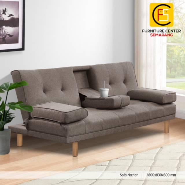 FC Semarang  Furniture Sofa  bed Nathan 2 seater Shopee 