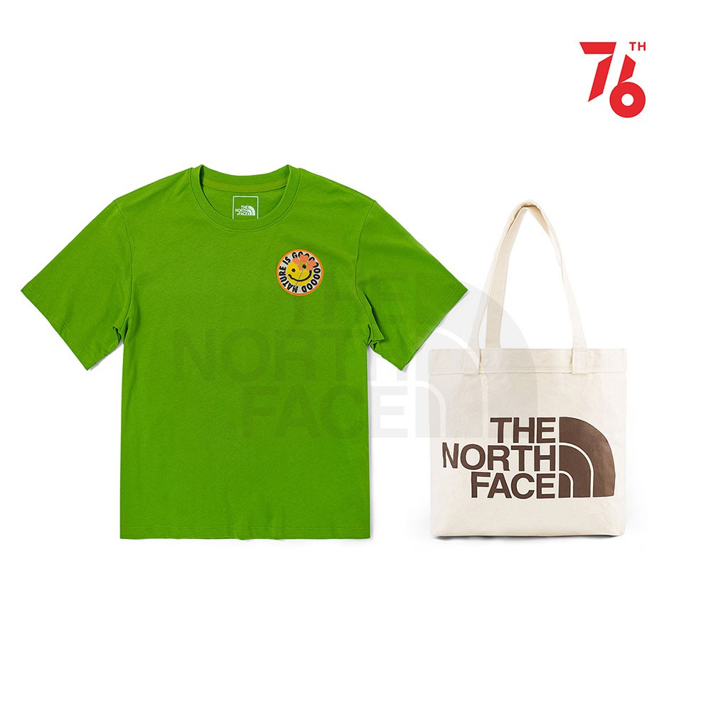 The North Face Women Patch A Shape Tee-NF0A4UBQVR5 Free Tote Bag