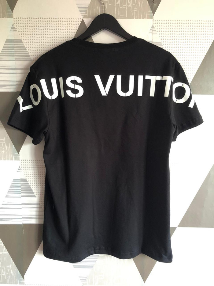 TSHIRT LV BACK PRINTING BLACK PREMIUM KAOS PRIA KAOS WANITA MURAH