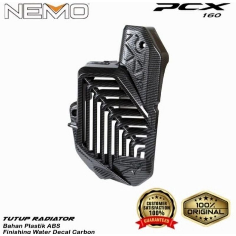 Cover radiator new PCX 160 carbon nemo