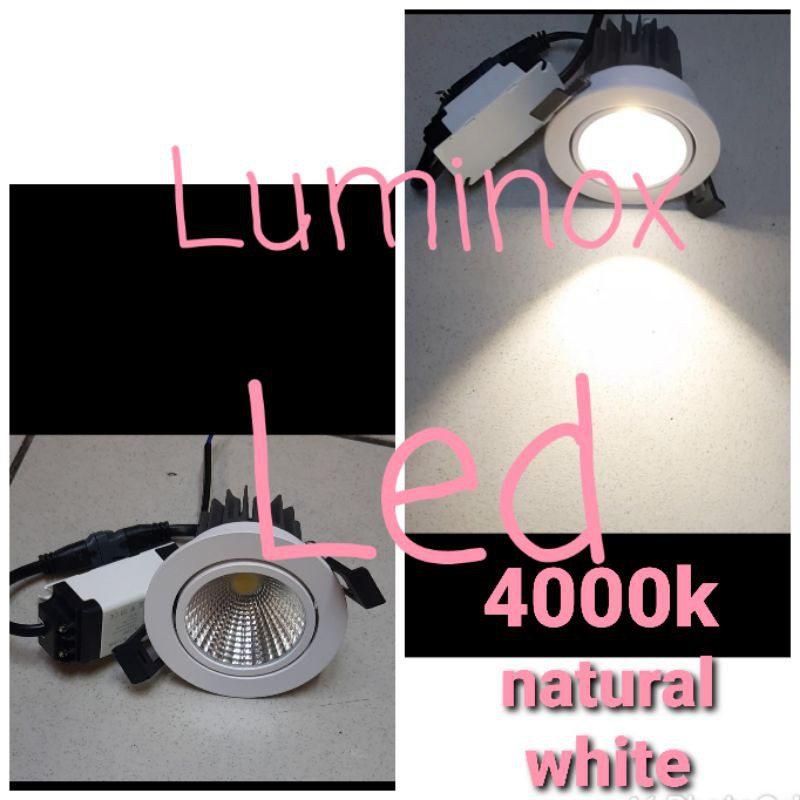 downlight led 4000k 6w 6 watt tanam plafon led 6watt 6 w natural white 220volt