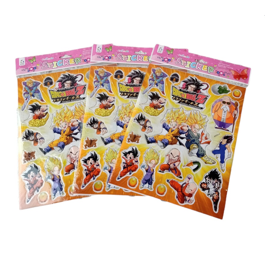 BISA COD Mainan Stiker STICKER DRAGONBALL / Mainan Koleksi / Sticker Mainan Motif Kartun