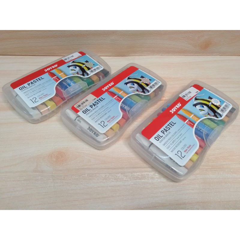 

Crayon Oil Pastel Titi Joyko 12 Warna