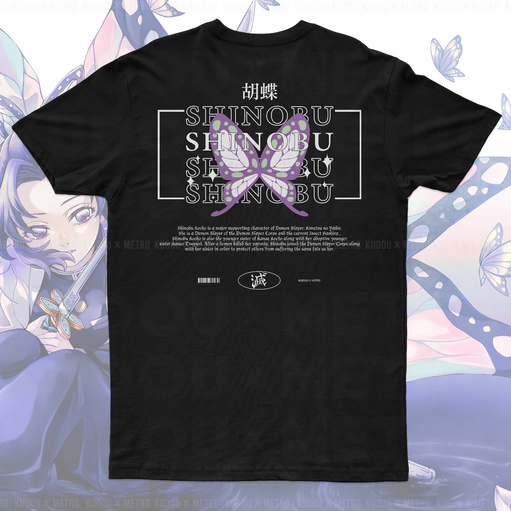 Kaos Shinobu Butterfly Mushi Hashira Anime Manga Kimetsu No Yaiba Demon Slayer