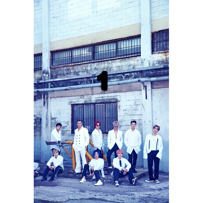POSTER SUPER JUNIOR - TIME SLIP UNOFFICIAL