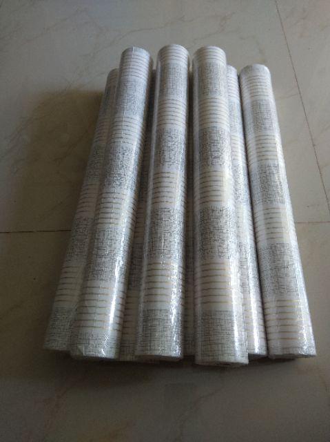 Wallpaper Stiker Salur Gold Abu 45cm X 10m Best Quality