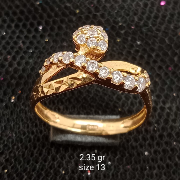 Cincin Emas 17K - 2.35 gr Kadar 750 - 1099