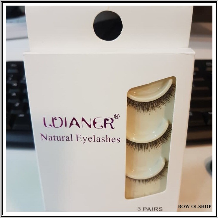 (BOW) Ldianer Natural Fashion Pyelashes 3 Pairs 127