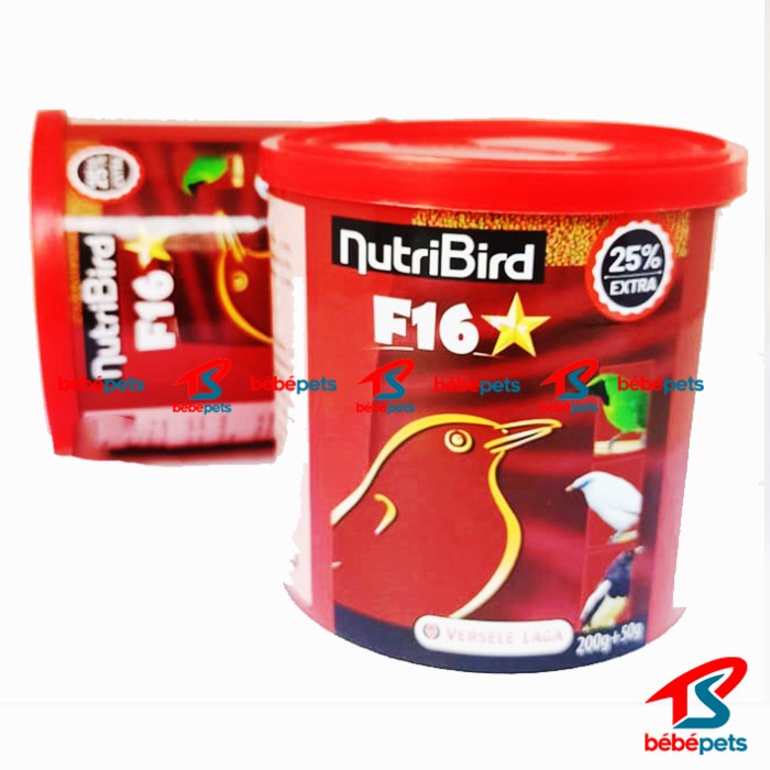 VERSELE LAGA F16 PAKAN VOER PUR BURUNG BIRD FOOD INSECT FRUIT