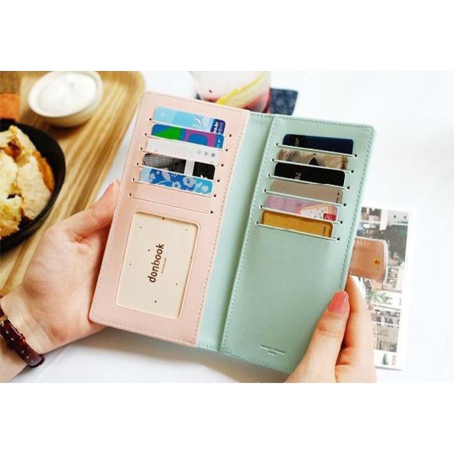 Travelmate Korean Crown Zip Smart Wallet Dompet Uang Korea Trendy Serbaguna Banyak Sekat mika