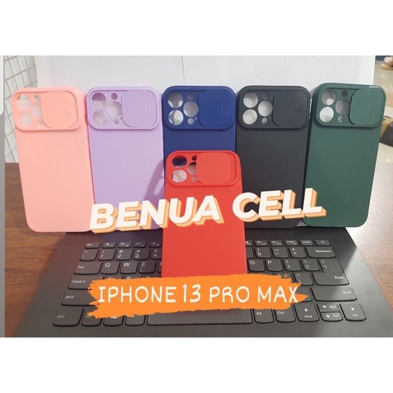 IPHONE 13 PRO MAX CASE SLIDE PLUS PELINDUNG KAMERA IPHONE 13 PRO MAX - BENUA DUNIA