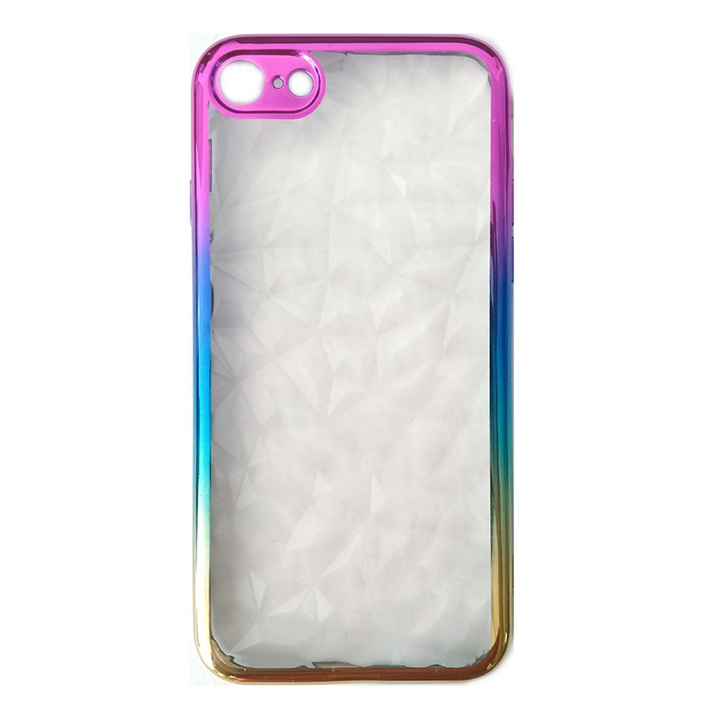 CASING IMPOR iPhone 7/8/SE 2020/7+/8+/XS Max Rainbow Diamond Shiny Soft Case WEIKA COD