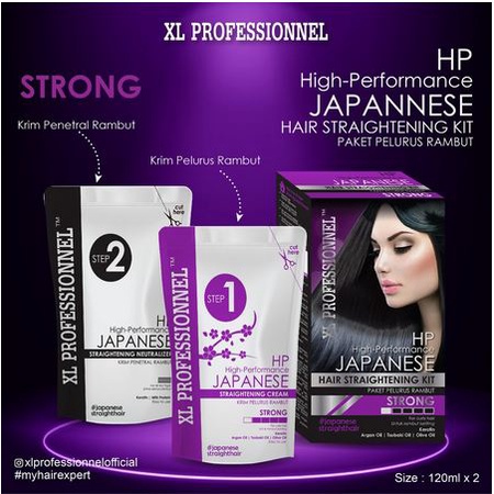 XL Professionel Japanese Hair Straightening Kit | Paket Pelurus Rambut Plus Keratin