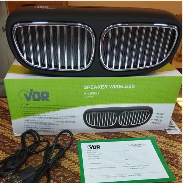 Jual  Speaker Digital VDR V-3900BT Machine, Bluetooth, USB, TF, MP3, FM Murah