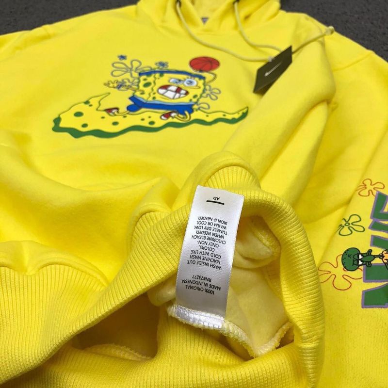 sweater hoodie nike x spongebob/hoodie a bathing ape