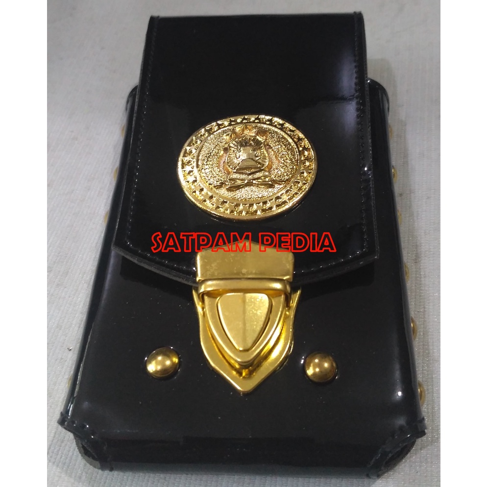 Tempat Handphone Kalek Logo Polisi Single - Sarung Handphone Kalek